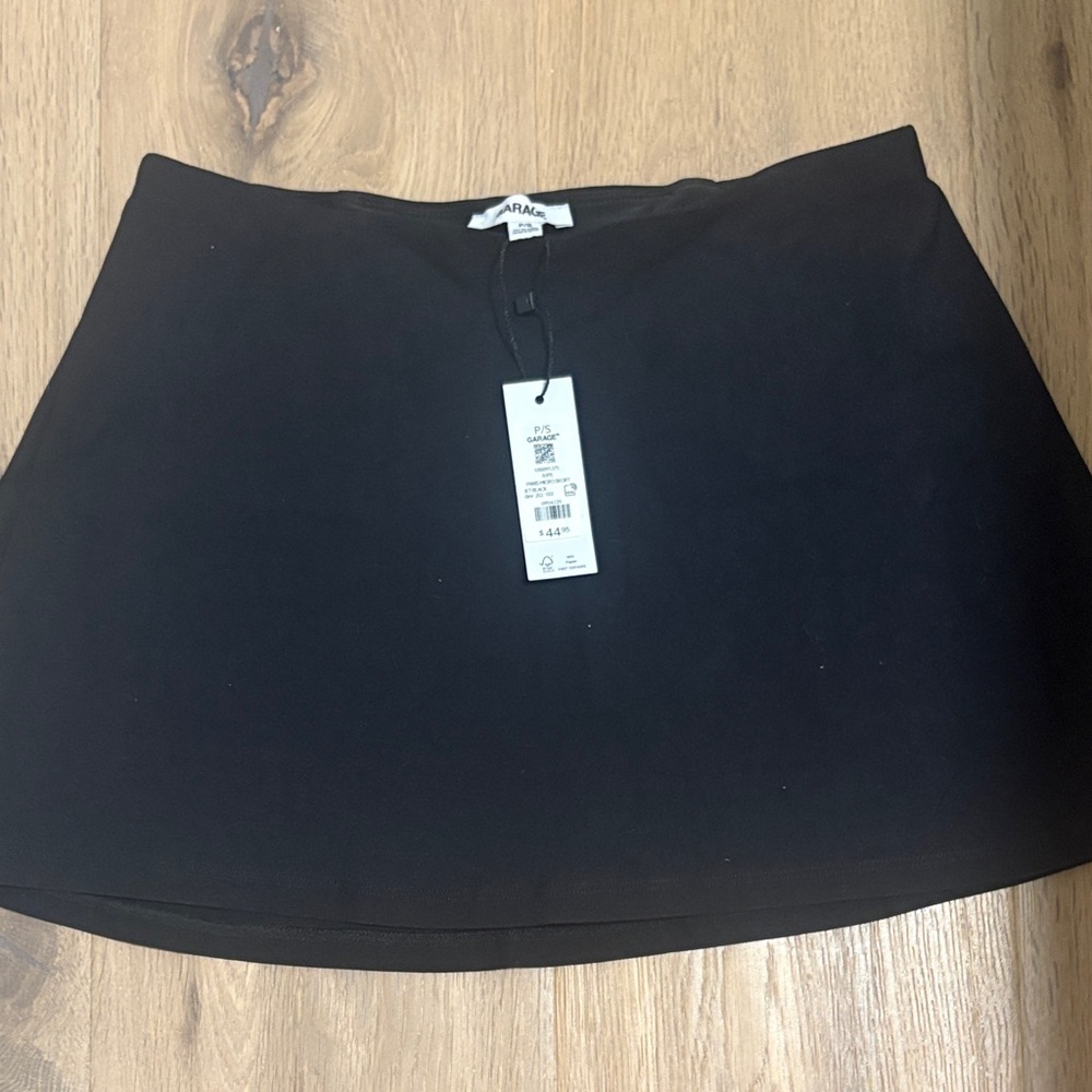 Garage Black Mini Skirt